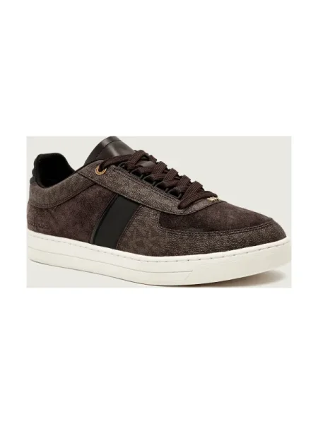 Michael Kors Sneakers BRADY cu adaos de piele maro