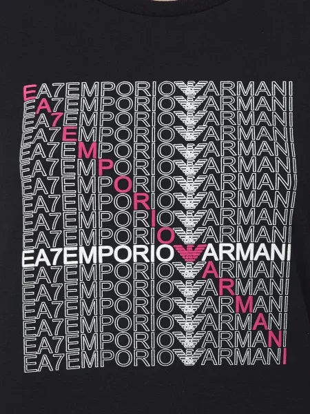 Футболка Ea7 Emporio Armani чорна