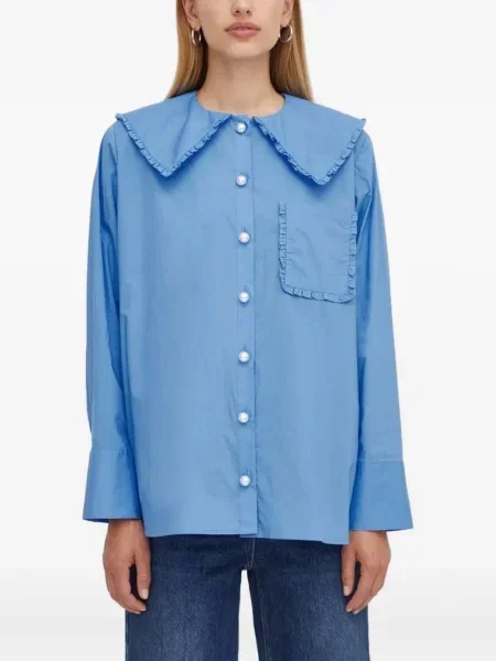 Cămașă Custommade lungă albastru