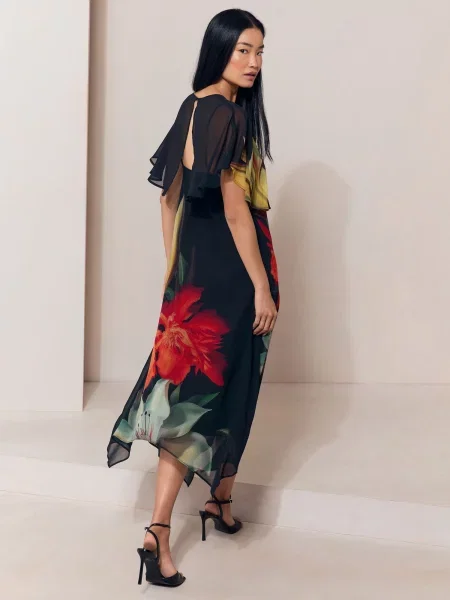 Lipsy Rochie verde mentă / portocaliu închis / roşu închis negru