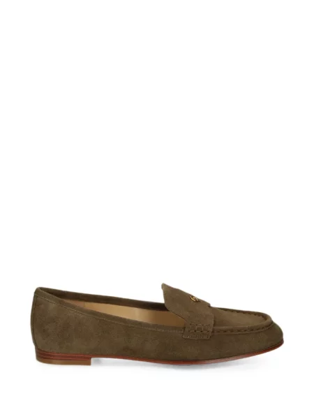 Pantofi cu toc Michael Michael Kors cu funde din piele de căprioară verde