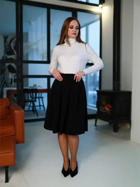 Юбка миди Ladylike черная