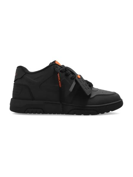 Sneakersy Off-white skórzane biznesowe białe