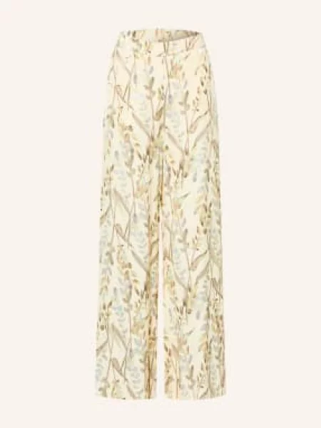 Ted Baker Saténové Kalhoty Susski / světle zelená / zelená béžová