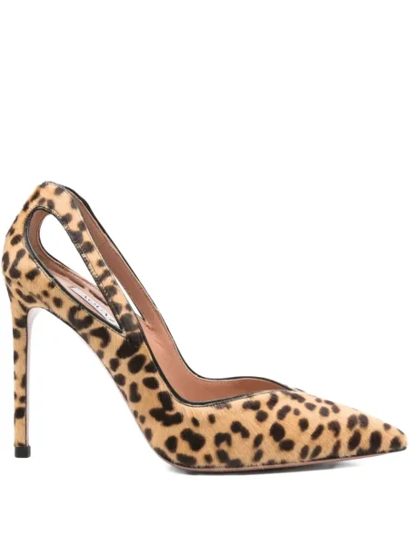 Pantofi cu toc Aquazzura cu imagine cu model leopard