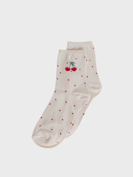 Шкарпетки Springfield в горошок бежеві