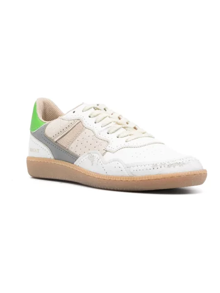 Sneakersy Hidnander skórzane białe