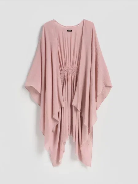 Reserved Tunică de plajă din roz