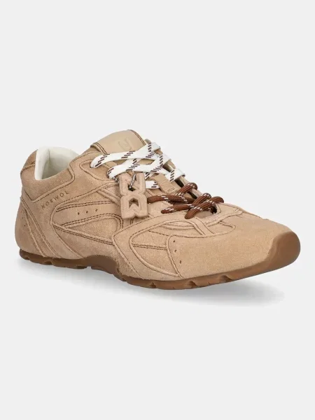 Tenisice od brušene kože Nokwol Atlas Atlas bež