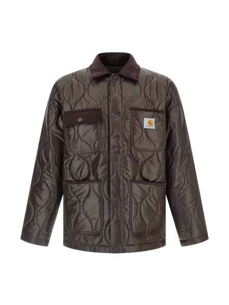 Kurtka Carhartt Wip brązowa