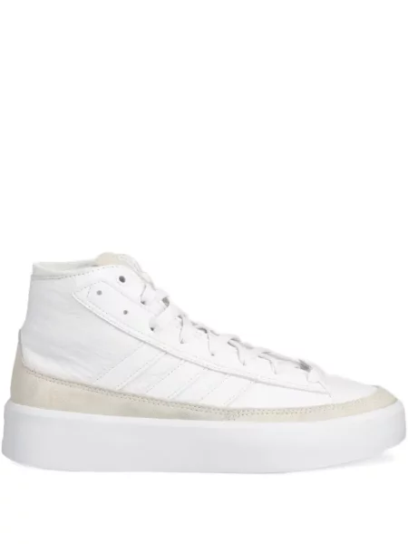 Sneakersy Adidas Terrex w paski z nadrukiem skórzane czarne