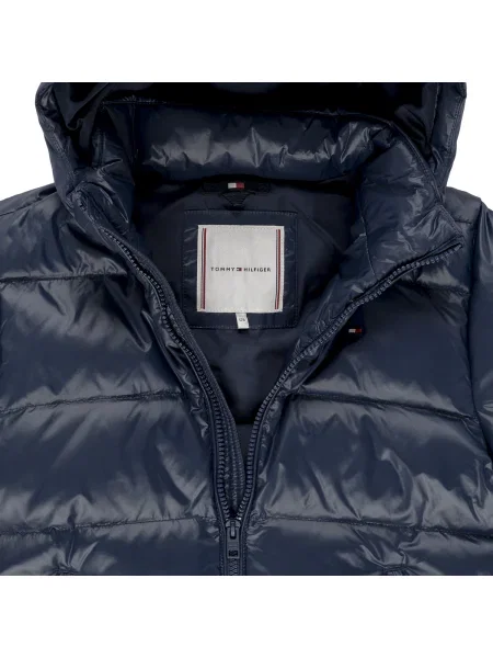 Páperová bunda Tommy Hilfiger modrá