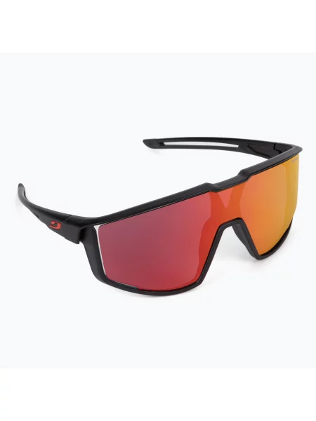 Okulary przeciwsłoneczne Julbo Fury Spectron matt black/red/multilayer red czarne