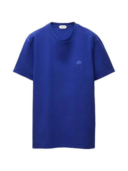 Tricou Versace din jerseu albastru
