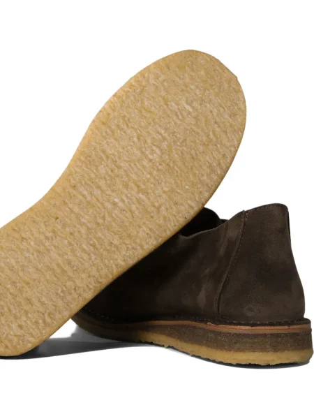 Pantofi loafer Astorflex cu șireturi din piele de căprioară maro