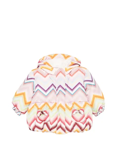 Kurtka dziecięca Missoni różowa