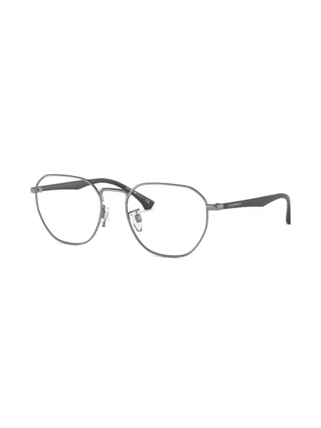Ochelari de soare Emporio Armani cu imprimeu geometric gri