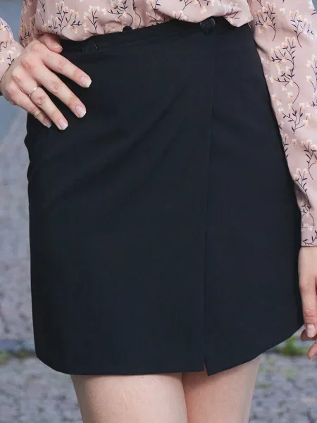 Спідниця міні LadyLike бавовна/поліестер чорний