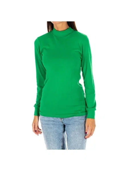 Tricou mânecă lungă Kisses&love verde