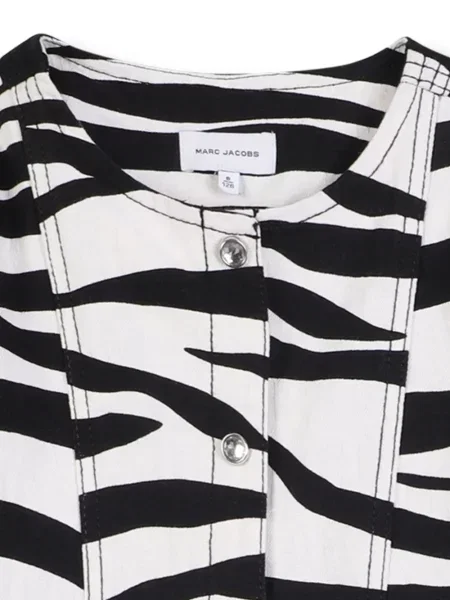 Sukienka koszulowa dziecięca Marc Jacobs czarna