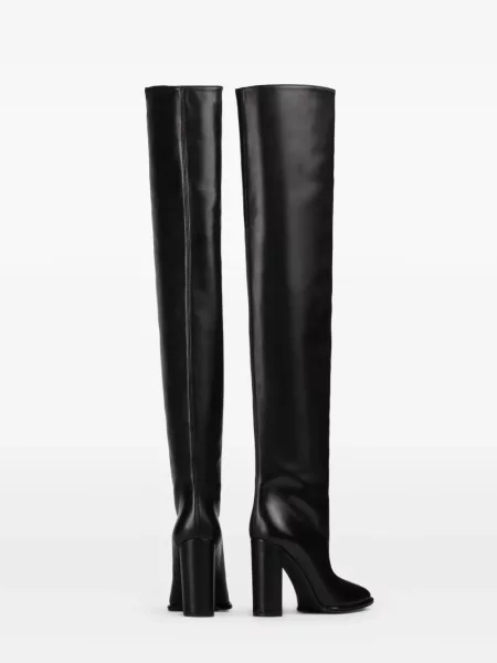 Botine Le Silla din piele negru