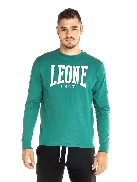 Leone Apparel koszulka z długim rękawem zielona