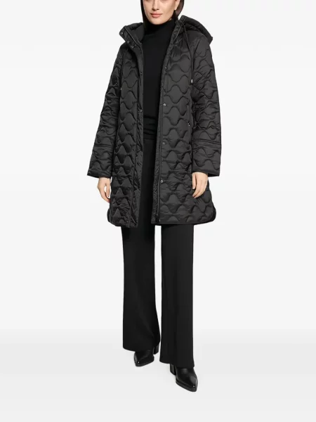 Palton Betty Barclay cu glugă negru