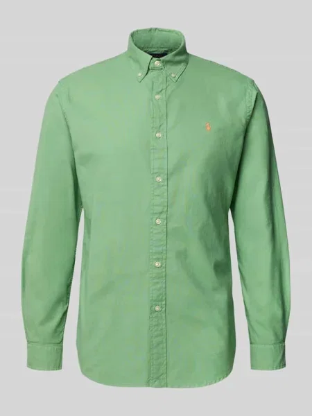Koszula casualowa z listwą guzikową Polo Ralph Lauren zielona