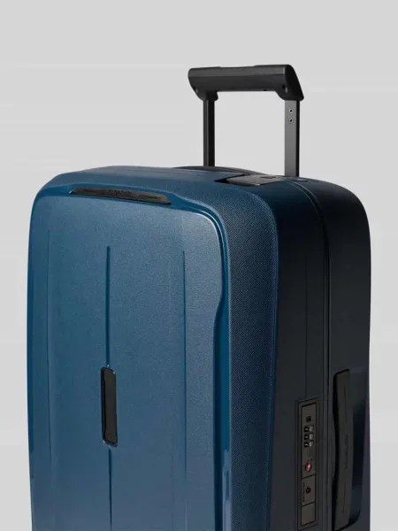 Walizka z fakturowanym wzorem model Spinner' Samsonite granatowa