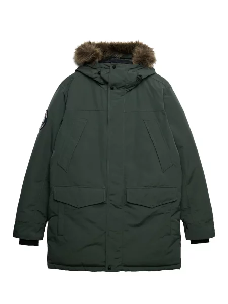 Superdry & Co Zimná parka EVEREST tmavozelená