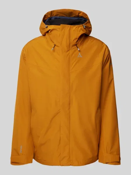 Kurtka softshell z nadrukiem z logo model ‘OKERE’ Schöffel żółta