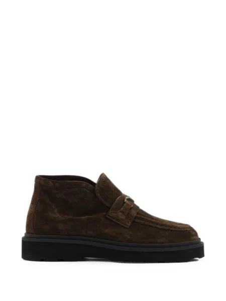 Pantofi loafer Nubikk din piele de căprioară maro