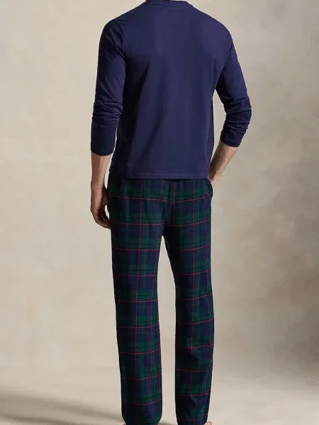 Polo Ralph Lauren dvojdielne pyžamo pánske modrá