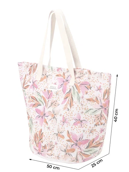 Dámska taška ROXY Orange Slice white happy tropical swim biela