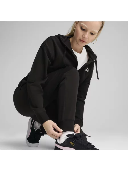 PUMA spodnie dresowe z małym logo ESS Odzież czarny