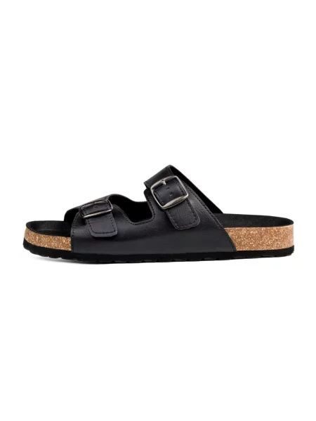 Ahinsa shoes Szandálok Pantolette Comfort' fekete