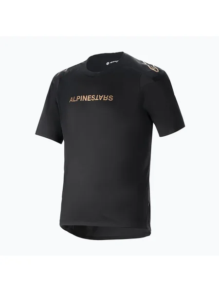 Tricou de ciclism pentru bărbați Alpinestars A-Aria Polartec Switch black negru