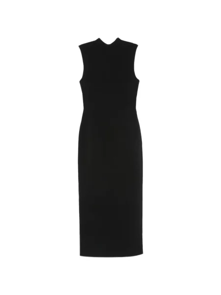 Rochie midi Cult Gaia cu spatele deschis negru