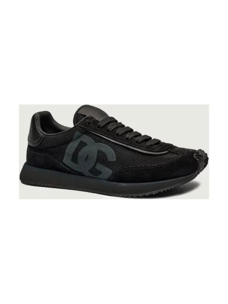 Dolce & Gabbana Sneakers DG CUSHION | piele întoarsă negru