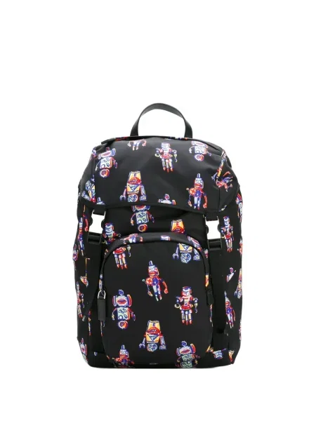 Rucsac Prada cu imagine negru