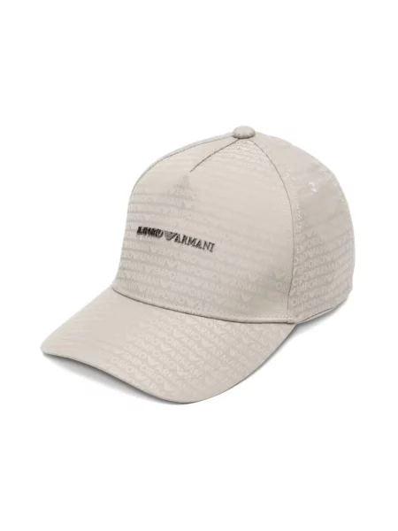Emporio Armani czapka z daszkiem szara