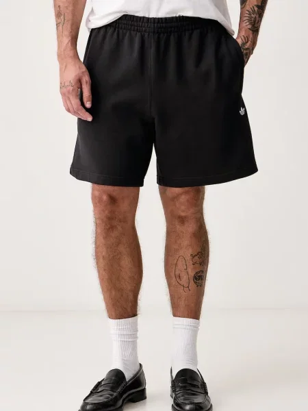 Adidas Originals къс панталон тип анцуг мъжки с Essentials черно