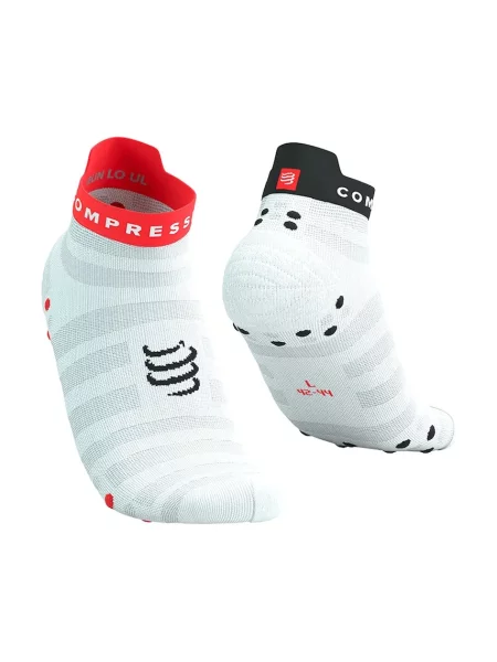 Чорапи Compressport Pro Racing Socks Ultralight Run Low бяло