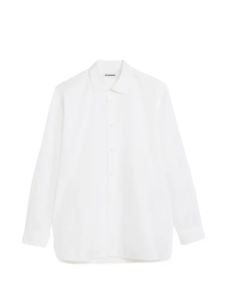 Cămașă Jil Sander din poplin alb