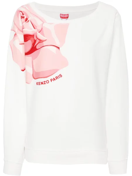 Bluza Kenzo z nadrukiem biała