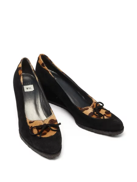 Pantofi cu toc Stuart Weitzman cu pană negru