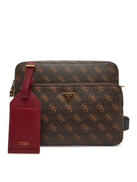 Чанта през рамо Guess MILANO HMMILO сиво