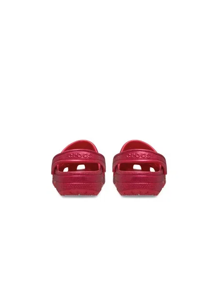 Papucs Crocs Classic Glitter Clog rózsaszín