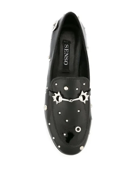Pantofi loafer Senso cu tepi negru