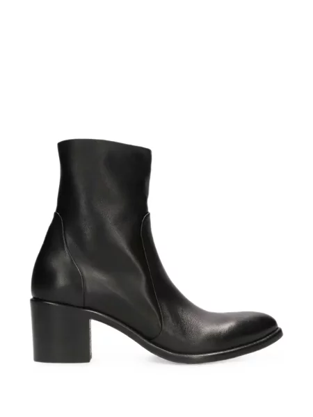 Cizme scurte Strategia Shoes din piele negru